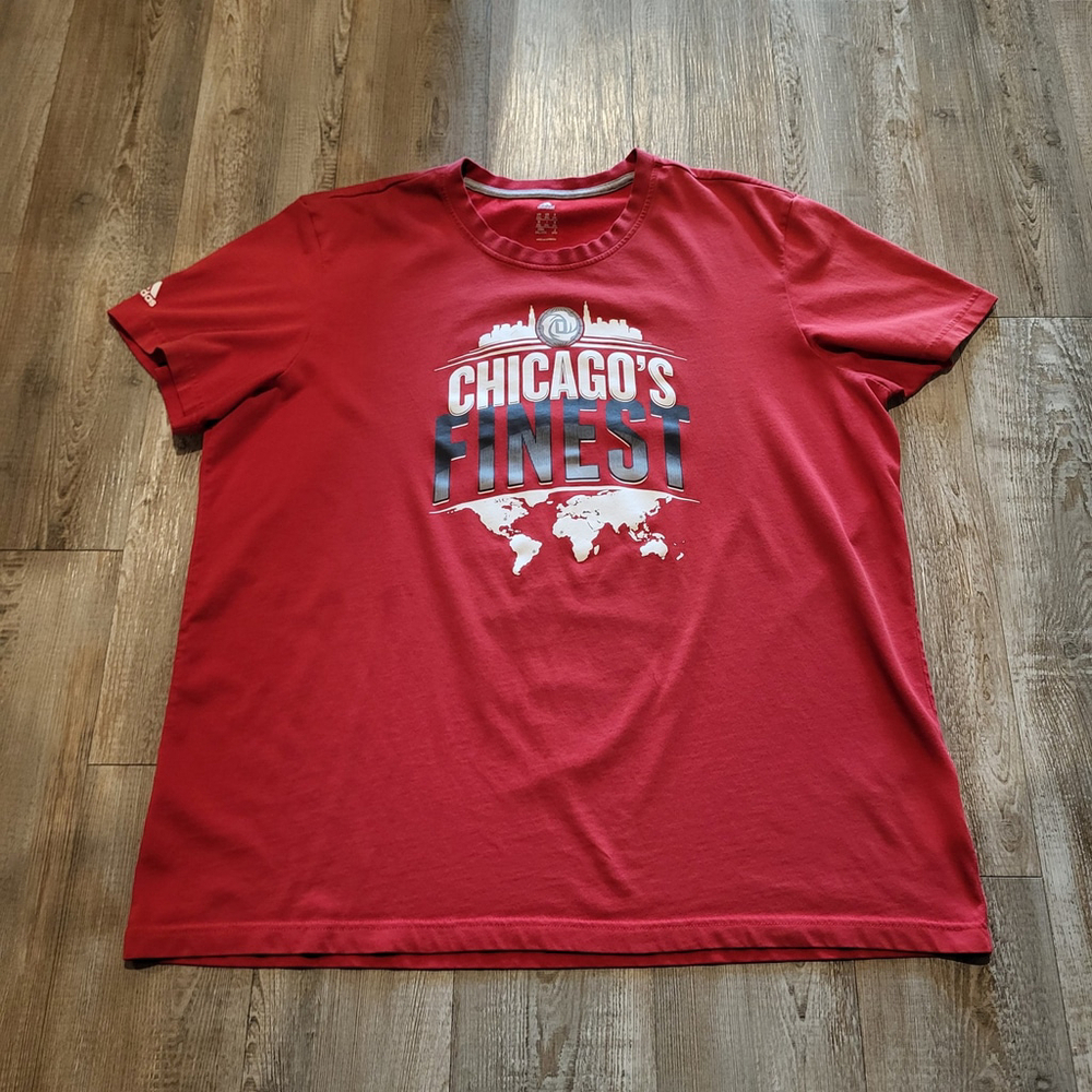 Adidas Regular Fit Chicago's Finest Derek Rose T-Shirt Mens Size XXL